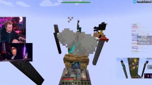 Стинт Майнкрафт Столбы, но Кто Упадёт тот ПРОИГРАЛ! | Братишкин, Дрейк, Тоха, Мазеллов