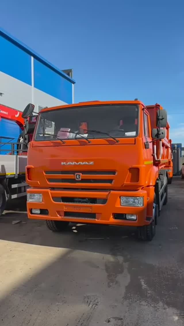 Самосвал КАМАЗ 4х2 с трехсторонней разгрузкой, кузов 14,5 куб.м. смотреть онлайн