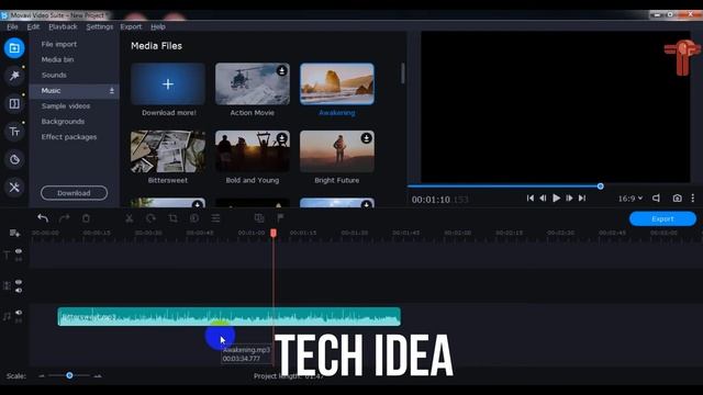 How to learn a movavi video editor with complete skills lecture 02 | Tech Idea смотреть онлайн