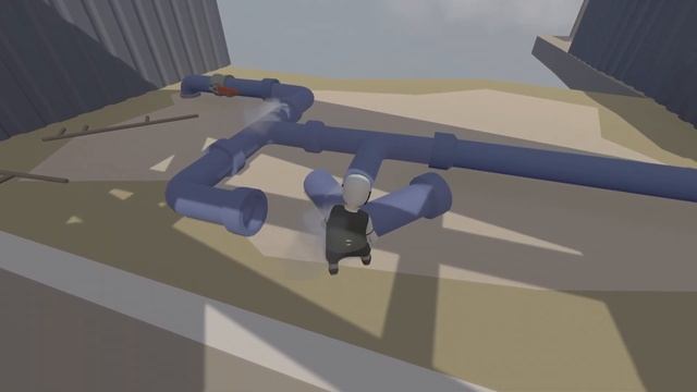 Human Fall Flat - Трубы горят