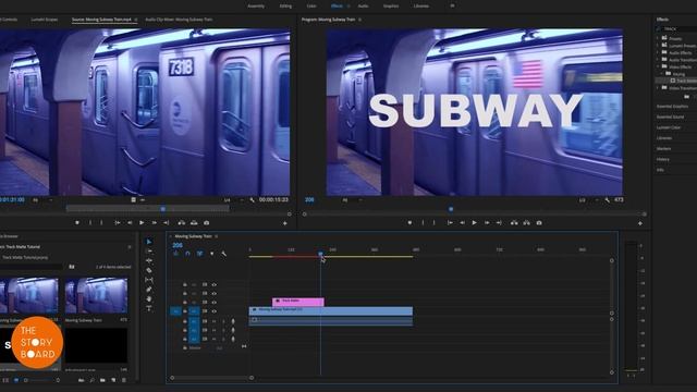 Premiere Pro Track Matte Tutorial (2020) смотреть онлайн