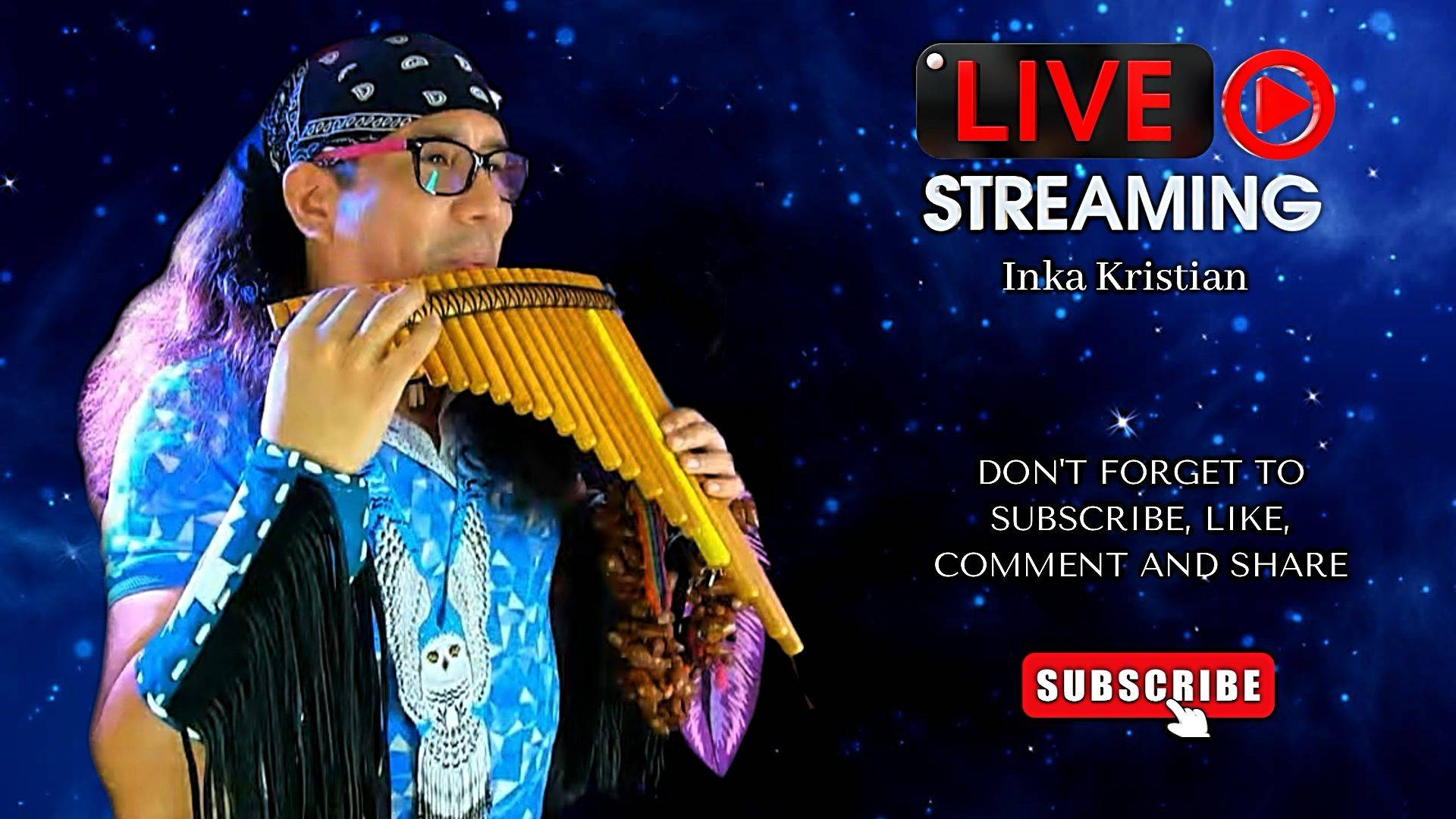 🔴 Inka Kristian - Live 🔴 #meditationmusic #soundhealing #relaxingmusic #nativeamericanflutemusic
