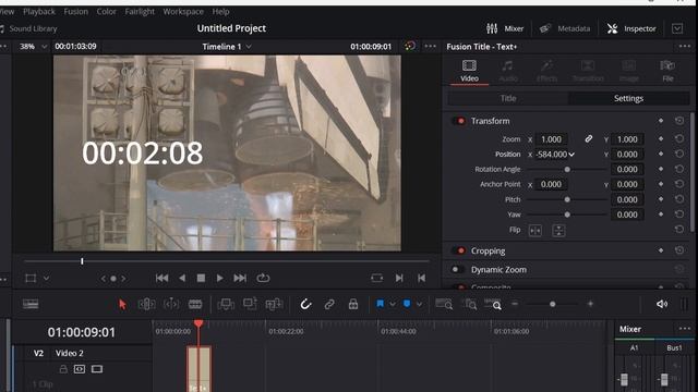 How to create a Backwards timer in DaVinci Resolve? смотреть онлайн
