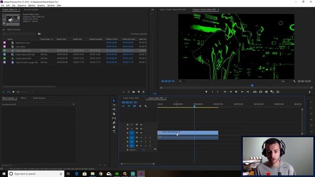 Robot Vision Effect Directly in Premiere Pro смотреть онлайн