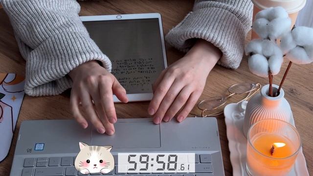 Deep Focus With Rain Sounds | STUDY WITH ME | 2 Hours Of Studying Session With No Break, No Music