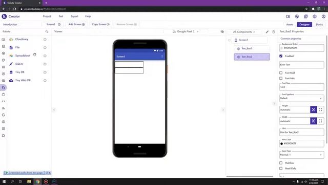 Kodular Lesson 1: Introduction