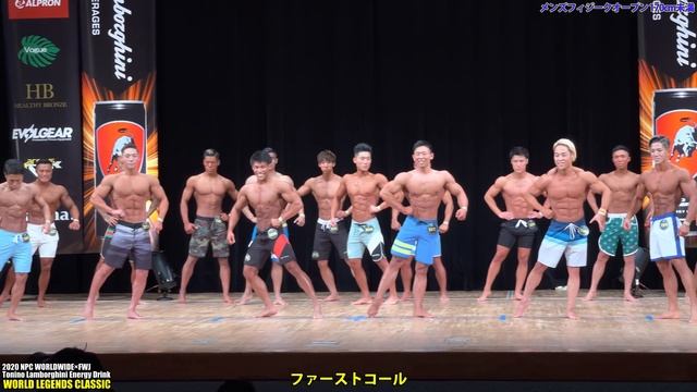 FWJ メンズフィジークオープン 170cm未満 / FWJ Tonino Lamborghini Energy Drink World Legends Classic 2020 / 4K HDR смотреть онлайн