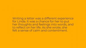 Easy English Story: She Is Writing A Letter - Level A1