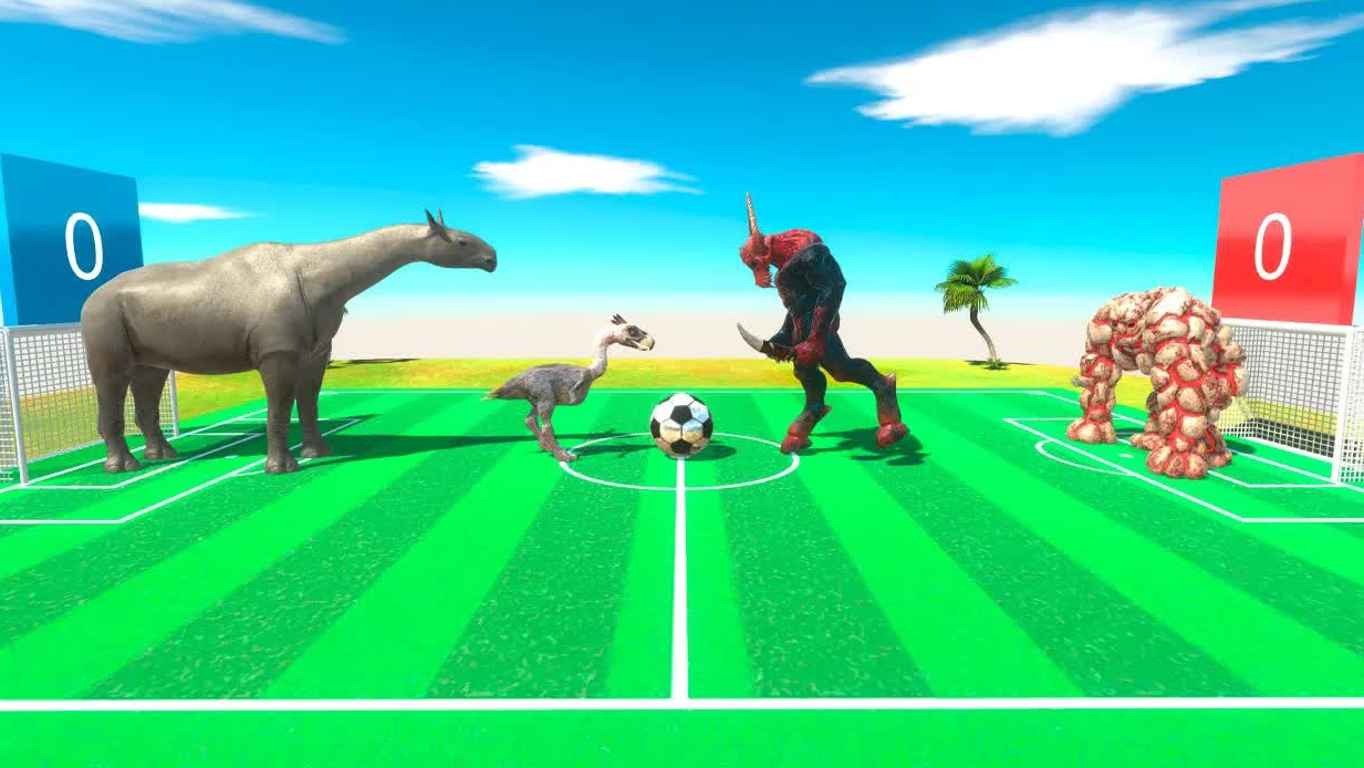 Футбольный турнир - Симулятор битвы за восстание животных смотреть онлайн