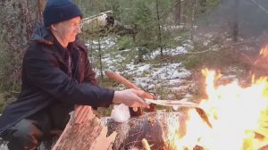 Россамаха зверствует. Обед у костра.