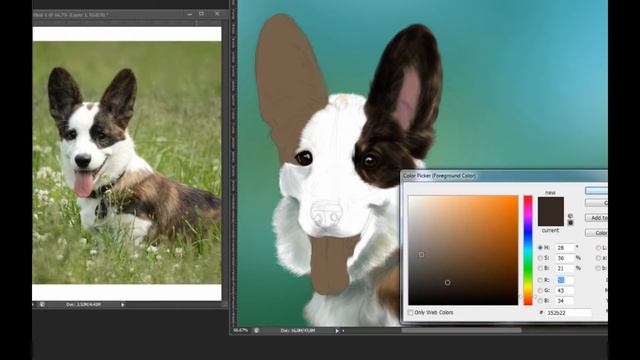 Speedpaint - dog / Corgi смотреть онлайн