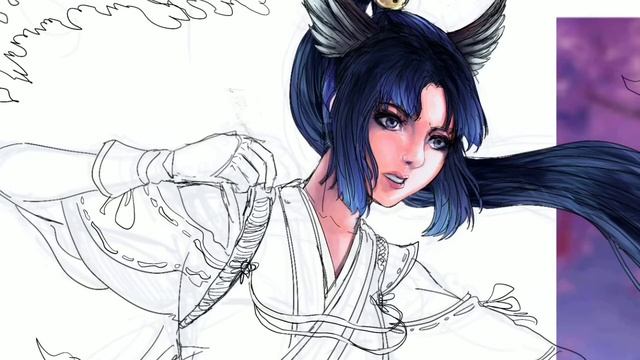 Miya [ SUZUHIME ] Mobile Legends - Digital Art on iPad смотреть онлайн