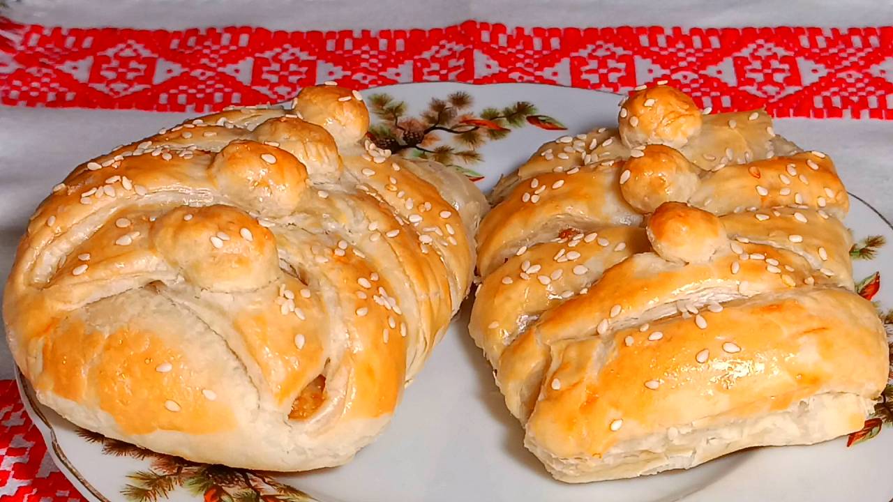 📌 Вкусный и сытный пирог из слоеного теста с капустой и курицей смотреть онлайн