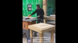 Лайфхак. Стол, собранный из досок от поддонов