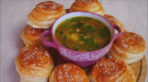 СЛОЕНЫЕ булочки и ГРЕЧНЕВЫЙ СУП с грибами и картофельными клёцками ВЫПЕЧКА и КУЛИНАРИЯ