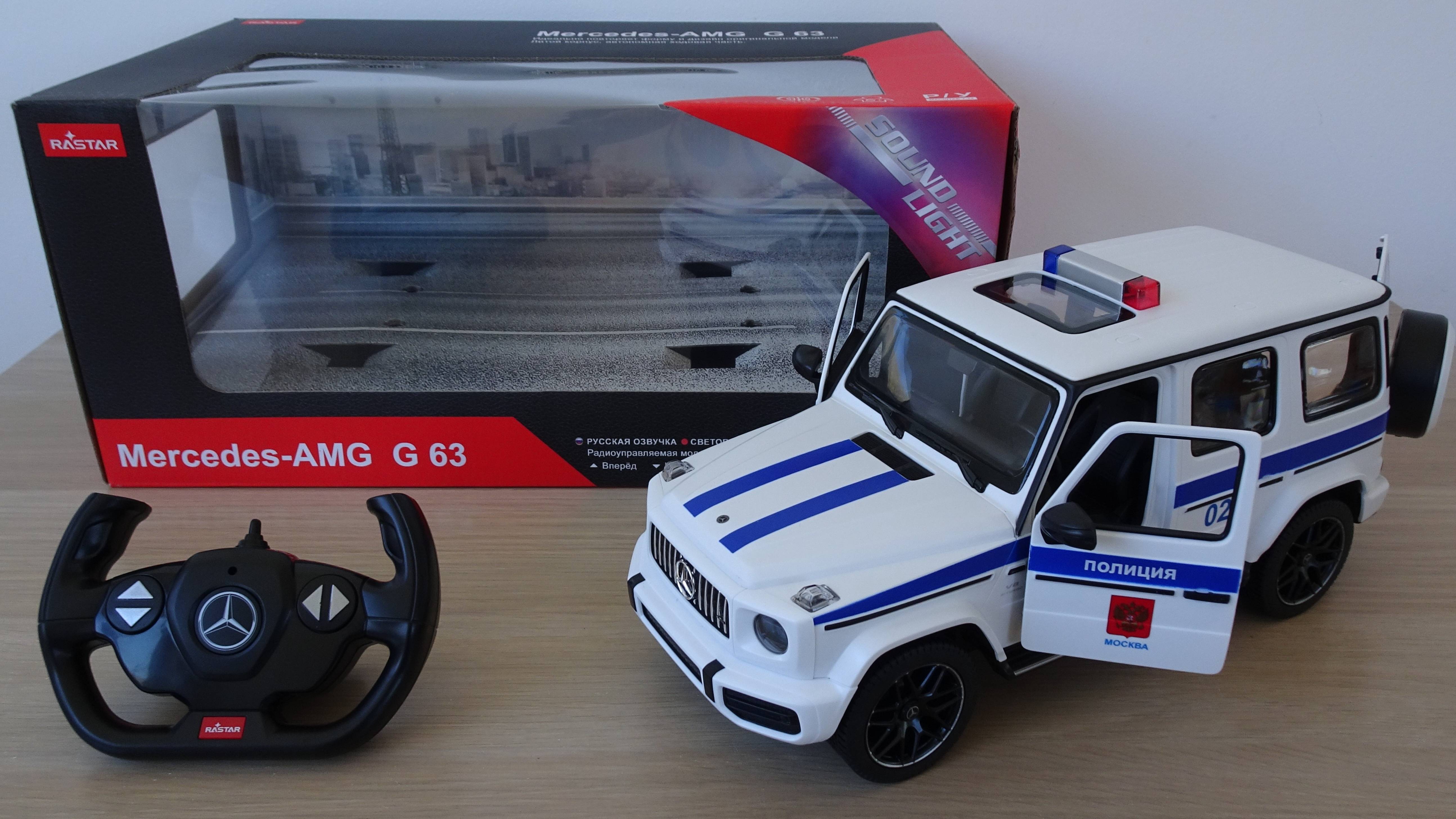 Rastar Mercedes-AMG G63 Российская Полиция 1:14 Р/У машина