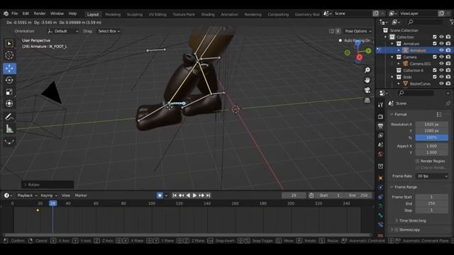 [FNAF/BLENDER] walk cycle tutorial 1# смотреть онлайн
