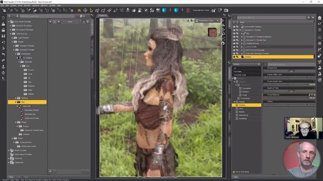 Setting up Depth of Field in Daz Studio with COLM JACKSON смотреть онлайн