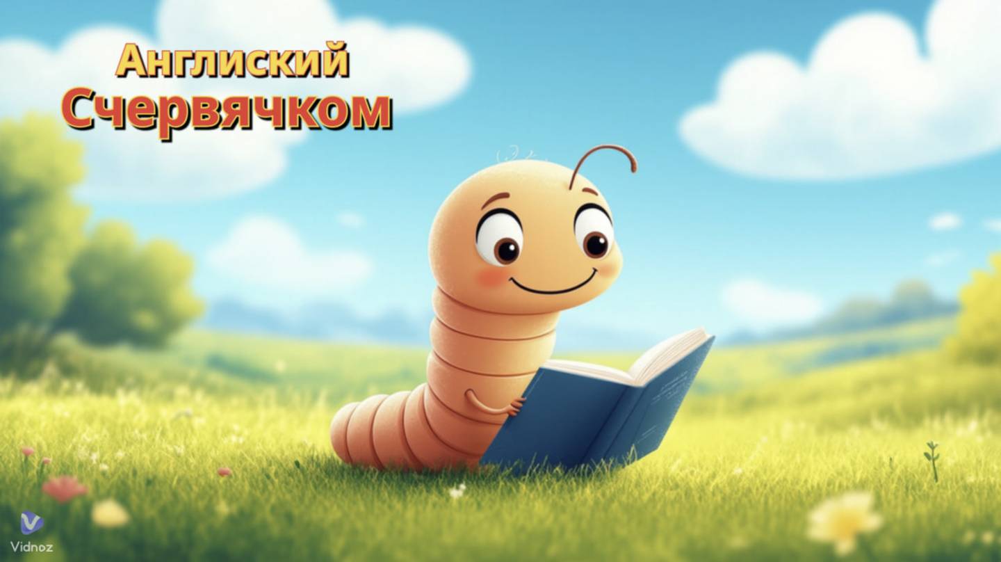 📝 Учим новые слова с Червячком! 🐛 Развивающее видео для малышей и дошкольников 🚀 смотреть онлайн