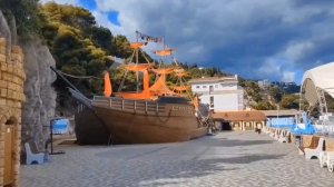 Крым, Гаспра, Парк Чаир, Санаторий Сосновая роща. Музыка из фильма Крестный отец, Godfather.