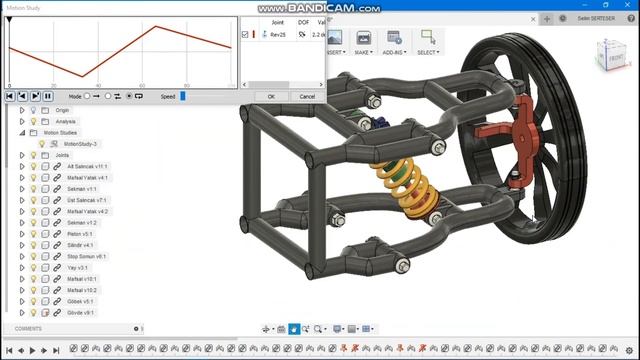 Double Wishbone Suspension | Fusion 360 смотреть онлайн