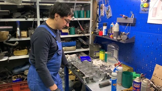 Установка коленвала - №1 инструкция по сборке дизельного мотора Вольво. смотреть онлайн