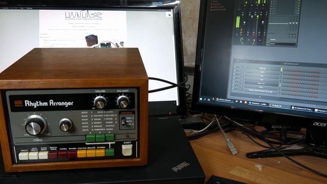 Roland TR-66 with midi Tubbutec uniPulse demo смотреть онлайн