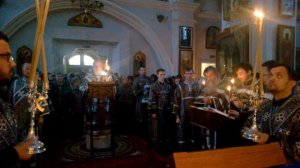 Стояние Марии Египетской ,Чтение Великого канона.