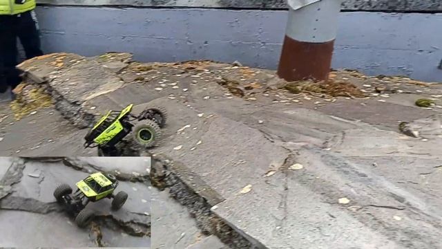 Rock crawler slow motion test final big crash смотреть онлайн