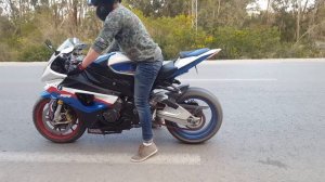 Bmw S1000rr burnout