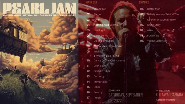 Pearl Jam - Alive - Live - Ottawa 09/03/2022 - Canadian Tire Centre смотреть онлайн