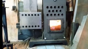 Энергонезависимая, мультитопливная горелка на древесных отходах. Стружка хвойная.