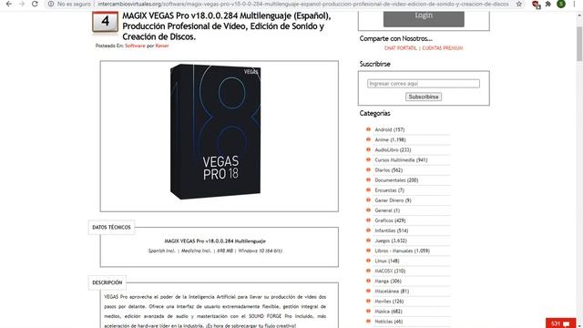 VEGAS PRO LINKS DIRECTOS смотреть онлайн
