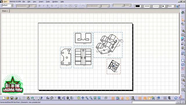 How To Transforme 3D Part To 2D In Drafting Shop In CATIA V5