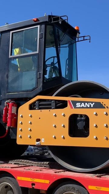 SANY грунтовый каток .👍 смотреть онлайн