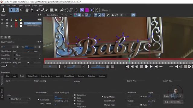 MOCHA 2020 - Creating Roto Shape & Export Shape Data In Mocha || Roto In Mocha Pro