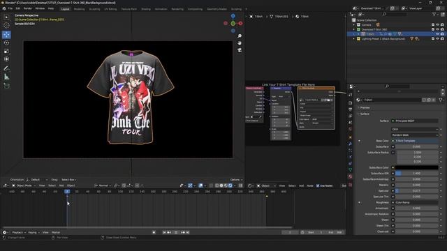 3D T-Shirt Mockup Tutorial (Blender 3D) смотреть онлайн