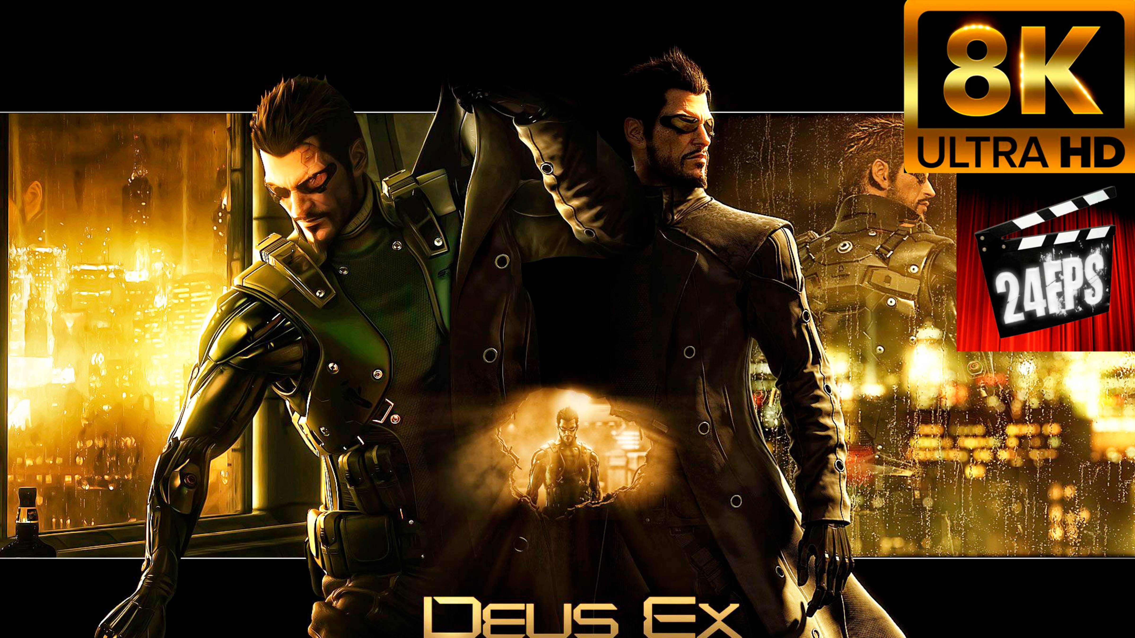 Deus Ex: Human Revolution - All CGI Cinematics ( "Special" 8K) смотреть онлайн