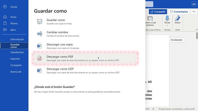 ¿Cómo guardar un documento? ⎪Curso de Word 365 смотреть онлайн