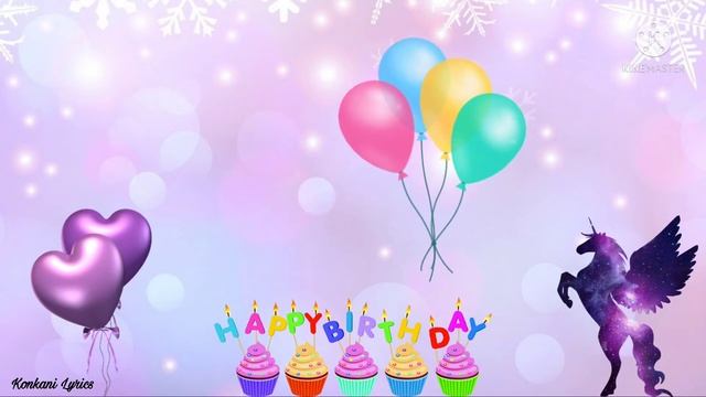 Zolmacho Dis Tuzo Lyrics - Konkani Birthday Song | Dis Tujya Zolmacho смотреть онлайн