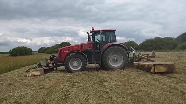 Беларус 3522 и Krone easy cut 9140 shift смотреть онлайн