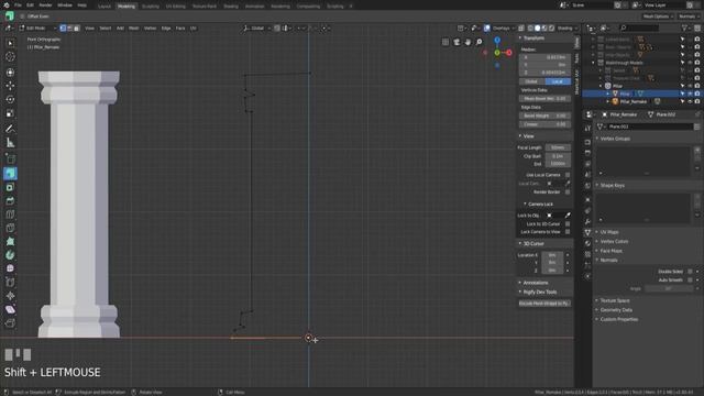 Modeling a Pillar [Blender 2.8] смотреть онлайн