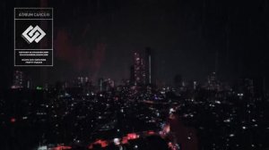 Rainy Night City Ambience with Police Radio