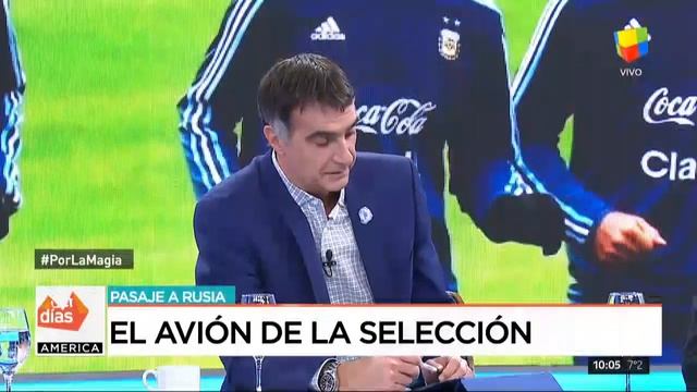 EL AVIÓN DE LA SELECCIÓN ARGENTINA
