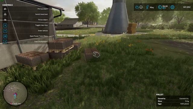 Farming Simulator 22 - How to unstuck pallet (The real way) смотреть онлайн