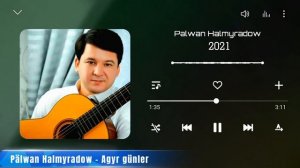 Palwan Halmyradow - Agyr günler 2021 (Official Audio)