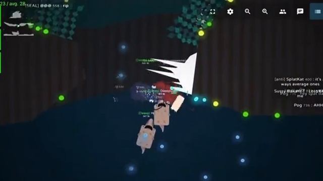 Goblin Shark Barrages EVERYTHING! - Deeeep.io Goblin Shark Montage смотреть онлайн