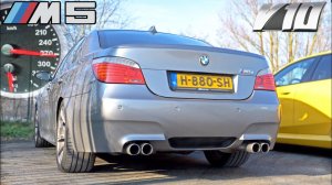 BMW M5 E60 5.0 V10 РУЧНАЯ КП | 100-200 КМ/Ч МАКСИМАЛЬНАЯ СКОРОСТЬ и ЗВУК AutoTopNL