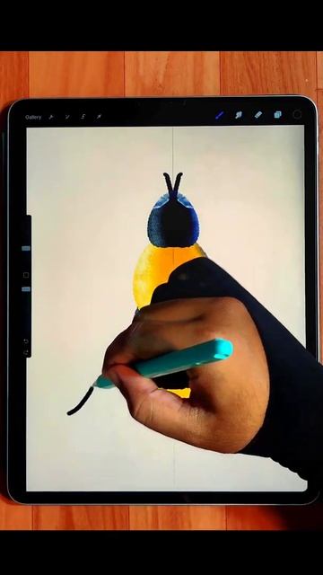 Draw Realistic Honey Bee in Procreate (#shorts) #ytshorts смотреть онлайн