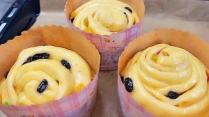 Нежней пуха! Все заказывают! Волоконный кулич-краффин! Так и продают. Проверенный рецепт!